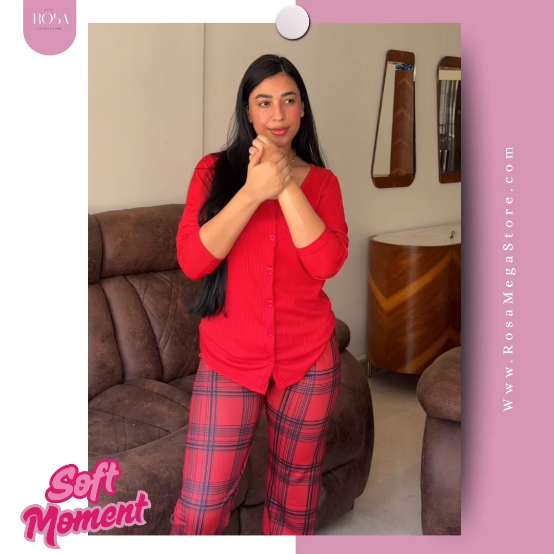 Pjama 3P Red - Image 3